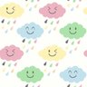 Papel de Parede Fluffy Clouds - 0,58 x 3,00 metros - 1