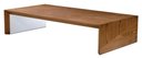Ver imagem 1 de Mesa Centro Jou Carvalho Amendoa com Branco Acetinado 1,60 Mt (larg) - 49200