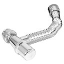 Ver imagem 2 de Sifão Sanfonado Universal com Copo Extensível Plástico Cromado 1", 1.1/4" e 1.1/2"