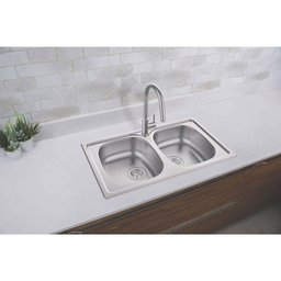 Cuba de Sobrepor Tramontina Sigma 2 Cubas em Aço Inox com Acabamento Pré-polido 86 x 50 cm com Válvu - 2