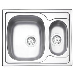 Cuba de Sobrepor Vega 1 Cuba Auxiliar 62x50cm com Valvular - Tramontina - 1