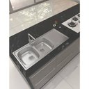 Ver imagem 2 de Cuba Sobrep Aco Inox 304 Ba 116x50 2c Sf