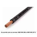 Ver imagem 2 de Cabo Preto Flex Sil em PVC/Cobre Rolo 4mm com 100m 750V