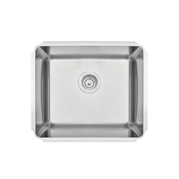Cuba Simples para Cozinha Quadrada Dritta Pro Inox com Válvula Scotch Brite - Tramontina 94092/102 - 1