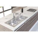 Ver imagem 3 de Cuba Inox Tripla Tramontina Marea 2.5c34 e Furo para Torneira