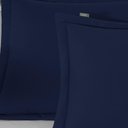 Ver imagem 3 de Porta Travesseiro Matelado Nobre 1 Peça Malha 100% Algodão - Azul-marinho