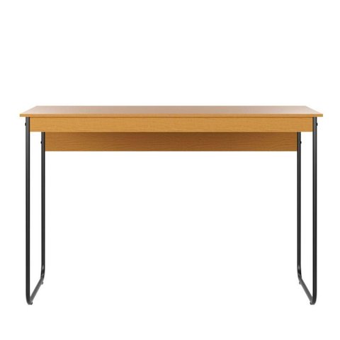 Mesa de Estudos Escrivaninha Home Office Industrial Criare Quarto Escritório Bancada Simples Nature