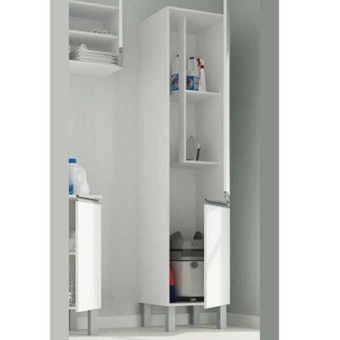 Armário para Lavanderia 2 Portas 2 Prateleiras Bs 34 - Branco