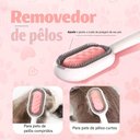 Ver imagem 3 de Escova Pet Rosa Tira Pelos 2 em 1 Cães e Gatos