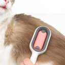 Ver imagem 2 de Escova Pet Rosa Tira Pelos 2 em 1 Cães e Gatos