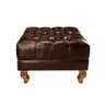 Puff Banqueta Dom Pedro Chesterfield Retangular  Sala, Quarto, Recepção - Couríssimo Marrom - 3