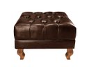Ver imagem 3 de Puff Banqueta Dom Pedro Chesterfield Retangular  Sala, Quarto, Recepção - Couríssimo Marrom