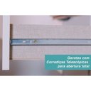 Ver mais imagens de Kit Cozinha Modulada 3 Peças Alpha (2aéreos+1paneleiro) C3p34 Branco - Carraro