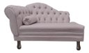 Ver imagem 2 de Recamier Divã Sofá 120cm Recepção Sala Larissa Suede:rose/liso