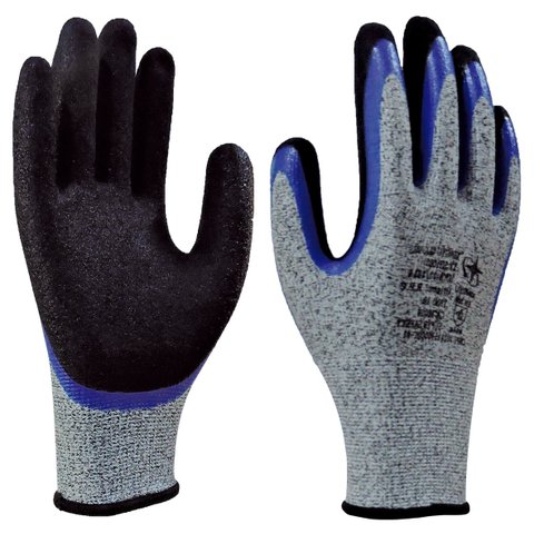 LUVA SS1007 ANTI CORTE FIBRA HPPE BANHO NITRILICO CA 32039 - GG