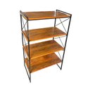 Ver imagem 1 de Prateleira Estante Pé Multiuso Com 4 Prateleiras grade design entilo industrial