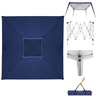 Tenda Gazebo Dobravel Portatil Desmontavel Belfix 3x3 Azul a - 3