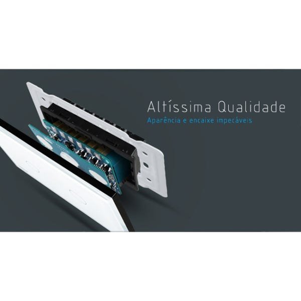 Interruptor Touch Screen com 2 botões com Função Remote e Dimmer - Branco - Livolo - LMS-VL-C302DR-8 - 3