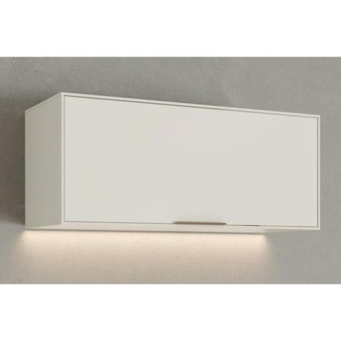 Armário Aéreo Cozinha Henn Fineze 1 Porta 80cm Areia