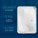 Ver imagem 5 de Banheira Dupla Munique com Hidro em Acrílico