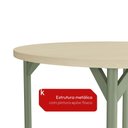 Ver imagem 6 de Mesa de Jantar Tampo Redondo Sync Menta/Oasis Kappesberg