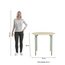 Ver imagem 4 de Mesa de Jantar Tampo Redondo Sync Menta/Oasis Kappesberg