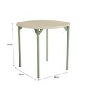 Ver imagem 3 de Mesa de Jantar Tampo Redondo Sync Menta/Oasis Kappesberg