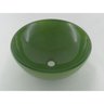 Cuba de Vidro Redonda para Lavabos e Banheiros - Verde - LMS-CK3-420 - 2