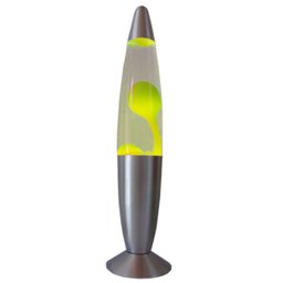 Luminária / Abajur - Lava Lâmpada / Lava Motion - Amarelo / Amarela - 34 cm - 110 V - 1