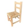 Cadeira de Palha Artesanal Infantil Acabamento Natural - 1