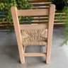 Cadeira de Palha Artesanal Infantil Acabamento Natural - 3