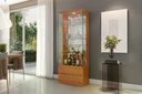 Ver imagem 1 de Cristaleira Diamante com LED e 2 Gavetas 71 cm Naturalle - Mavaular