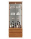 Ver imagem 5 de Cristaleira Diamante com LED e 2 Gavetas 71 cm Naturalle - Mavaular
