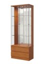 Ver imagem 6 de Cristaleira Diamante com LED e 2 Gavetas 71 cm Naturalle - Mavaular