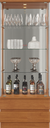 Ver imagem 3 de Cristaleira Diamante com LED e 2 Gavetas 71 cm Naturalle - Mavaular