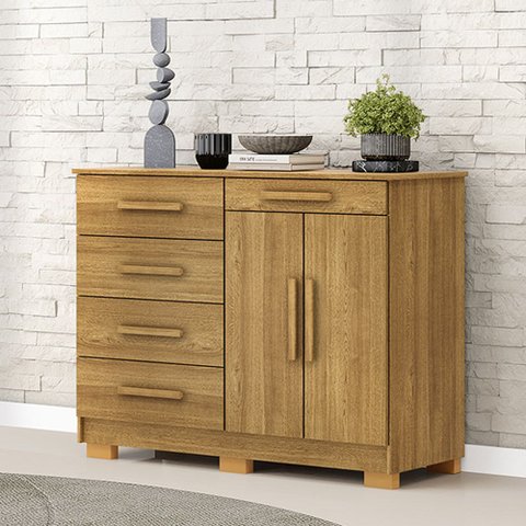 Cômoda Quarto 122cm com 2 Portas Sapateira Vitória V01 - D’Rossi