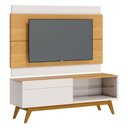 Ver imagem 1 de Rack com Painel Classic 1g 1.4 Nature com Off White - Imcal Móveis