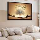 Ver imagem 2 de Quadro Decorativo Árvore da Vida - 50x70cm:moldura Preta