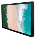 Ver imagem 2 de Quadro Decorativo Caixa Beira Mar Tacolado Moldura Caixa 3cm Madeira com Vidro 20 X 30cm