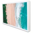 Ver imagem 1 de Quadro Decorativo Caixa Beira Mar Tacolado Moldura Caixa 3cm Madeira com Vidro 20 X 30cm