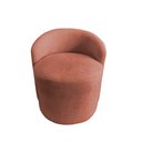 Ver imagem 3 de Kit 2 Poltronas Decorativa Yara Orgânica Bouclé Terracota