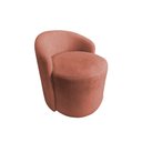 Ver imagem 2 de Kit 2 Poltronas Decorativa Yara Orgânica Bouclé Terracota