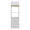 Ver imagem 6 de Paneleiro c/ Mesa Dobrável 1 Porta p/ Forno e Microondas Veneza GW Multimóveis Branca