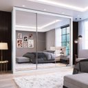 Ver imagem 2 de Guarda-Roupa Casal com Espelho 3 Portas de Correr Flórida Espresso Móveis