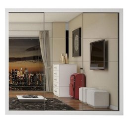 Guarda-Roupa Casal com Espelho 3 Portas de Correr Flórida Espresso Móveis - 6