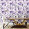 Papel de Parede Violet roses - 0,58 x 2,50 metros - 2