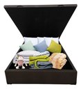 Ver imagem 6 de Box Baú Casal Corino Linhão Marrom 1,38 X 1,88 So1clique