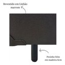 Ver imagem 5 de Box Baú Casal Corino Linhão Marrom 1,38 X 1,88 So1clique