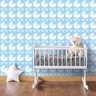 Papel de Parede Carrinho Bebe Blue - 0,58 x 2,50 metros - 2