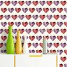 Papel de Parede Glass Heart - 0,58 x 3,00 metros - 2